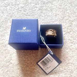 Swarovski Crystal Band Ring Sz 58 / 8.5